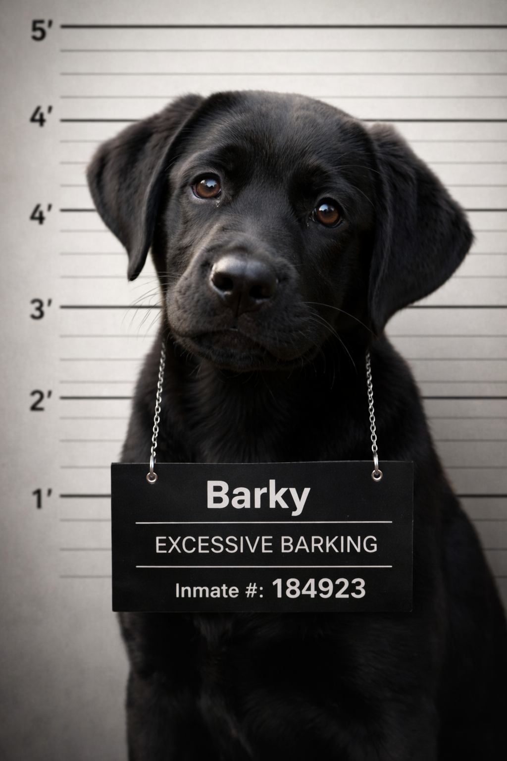 Black lab mugshot thumbnail