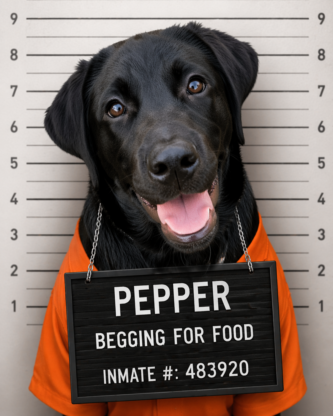 Pet mugshot example 1