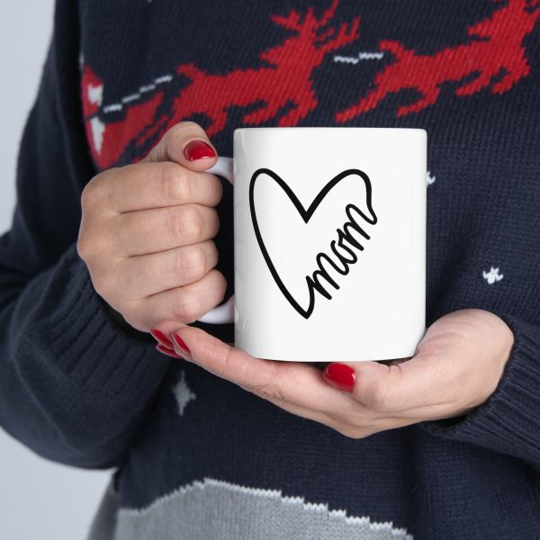 Mom Heart - Mug - Image 4