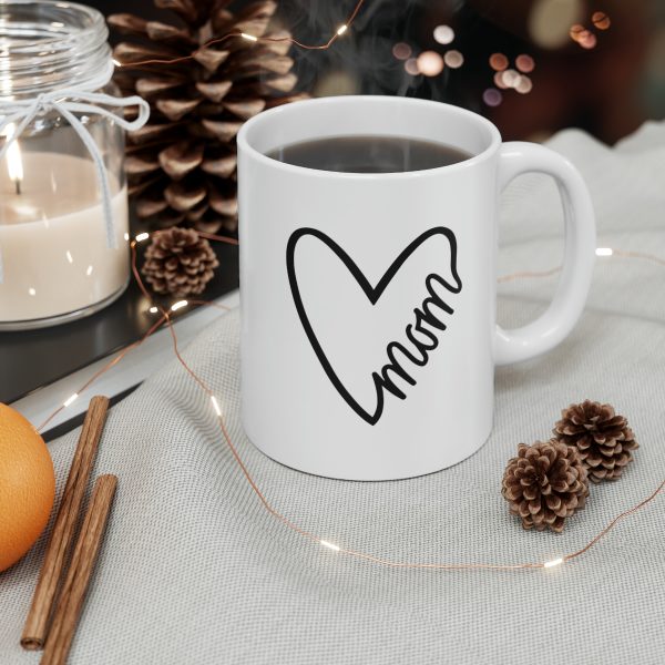 Mom Heart - Mug - Image 3