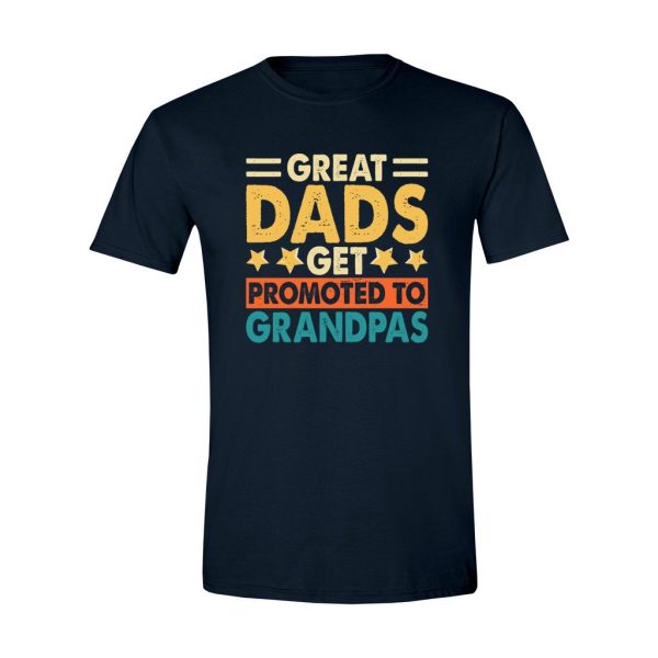 010 - Dad Tee - Awesome Dads Get Promoted To Grandpas - Image 3