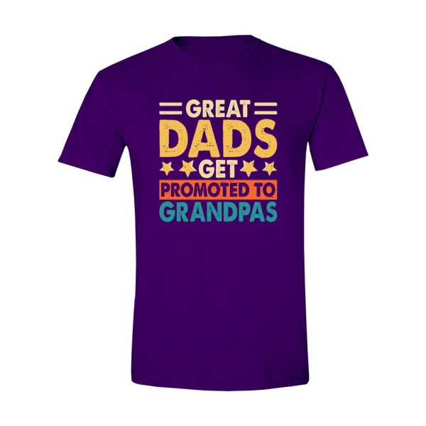 010 - Dad Tee - Awesome Dads Get Promoted To Grandpas - Image 4